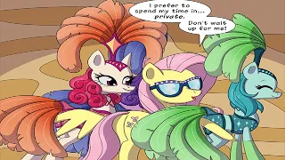 [MLP Comic Dub] They Stayed in Las Pegasus (saucy comedy)