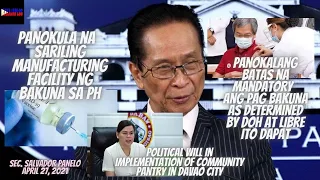 Sec. Salvador Panelo / April 27, 2021