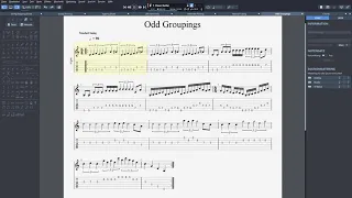 Odd Groupings - Guitar Exercise