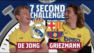 7 SECOND CHALLENGE EL CLÁSICO | Griezmann vs. De Jong