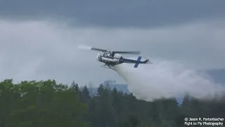 Huey Firefighting Demo - Olympic Airshow - Saturday