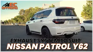 Exhaust to suit Nissan Patrol Y62   EC OFFROAD