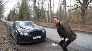 Danmarks rigeste BRIAN! Bentley MANSORY er blevet for BRED til vaskehal!