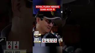 ROYAL FLUSH versus QUAD ACES at the 2008 WSOP Main Event ♠️