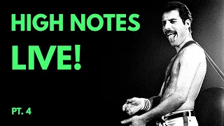 Other 12 times FREDDIE MERCURY hit HIGH NOTES in LIVE performances (pt. 4)