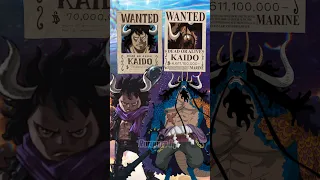 Wellerman bounty || Evolution of Yonko Bounty #Roronoa Np #Shorts #One piece