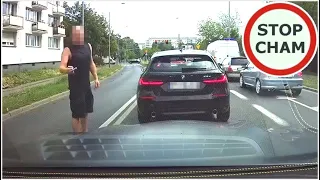 Agresja drogowa - Kierowca BMW od rana chciał pokazać jakim jest mężczyzną #1145 Wasze Filmy