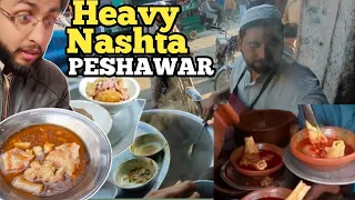 Peshawari Nashta - Bacha Khan chowk  paya - sheikh siri paya | Pakistani food Street | Peshawar Food