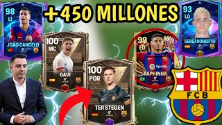 😱 MEJORAS MILLONARIAS AL FULL BARCELONA!!! FC MOBILE 24