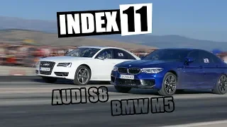 AUDI S8 WINS 11SEC CLASS OVER BMW M5 | Autokinisimag