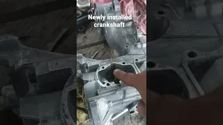 newly installed crankshaft honda dio2