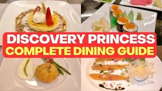 Discovery Princess Dining - Plan YOUR cruise with our Ultimate Dining Guide of Princess Newest Ship!