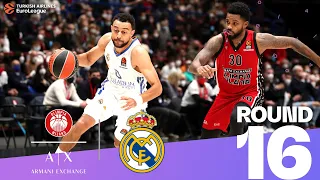 Real rejects Milan's last minute assault! | Round 16, Highlights | Turkish Airlines EuroLeague