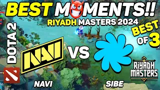 NaVi vs SIBE - HIGHLIGHTS - Riyadh Masters 2024 | Dota 2
