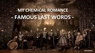 My Chemical Romance - Famous Last Words Sub. Español Full Version