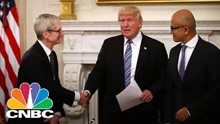 Tim Cook To President Trump: Tech Employees Are 'Nervous' About Immigration | CNBC