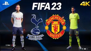 Tottenham Hotspur vs. Manchester United | Premier League 2023 | FIFA 23 PS5 4k GAMEPLAY