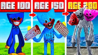 Surviving 200 years as Huggy Wuggy in Gta 5 | gta 5 video | gta 5 with sonic | new video