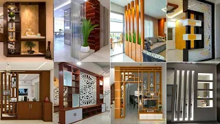 100 Modern Living Room Partition Wall Design 2023 | Room Divider Ideas | Home Interior Design Ideas6