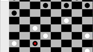 Game of checker: two minimax AIs