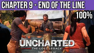 Uncharted The Lost Legacy Walkthrough (100%) | Chapter 9 - End of the Line & THE END (PC)