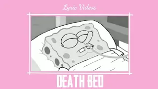 Powfu - death bed (Lyric Videos) Spongebob Death /Moments