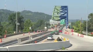 I-70 construction update: Lane shift across the Fort Henry Bridge