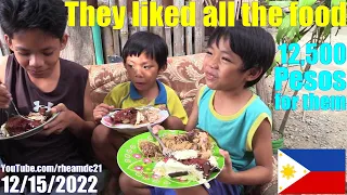 We Made These Kids Happy with All the Food We Brought for Them. Helping Filipinos in the Philippines