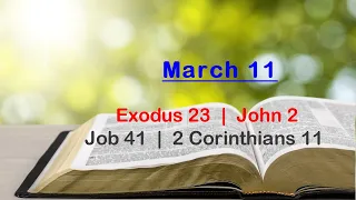 Bible Read Through   March 11