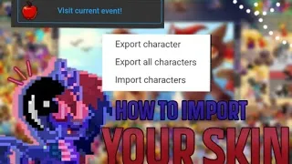 🍎How to Import Your skin to Pony town Event 🎠||#ponytown #tutorial