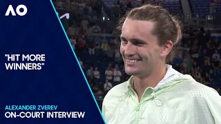 Alexander Zverev On-Court Interview | Australian Open 2024 Third Round