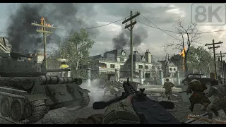 Road to Berlin (3rd Shock Army) Call of Duty World at War - Part 9 - 8K