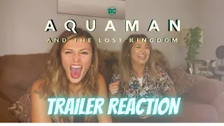 AQUAMAN AND THE LOST KINGDOM - Official Trailer Reaction