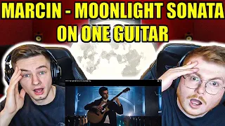 THE BEST IN THE WORLD?? MARCIN - MOONLIGHT SONATA ON ONE GUITAR - ENGLISH AND POLISH REACTION