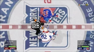 NHL 19 - New York Rangers vs Montreal Canadiens - Gameplay (HD) [1080p60FPS]
