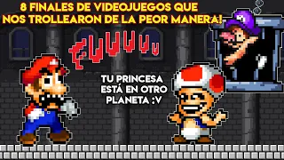 8 Finales de Videojuegos que nos TROLLEARON de la PEOR Manera - Pepe el Mago