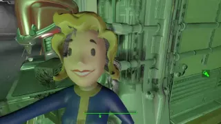 Fallout 4 Vault girl get's her mind blown