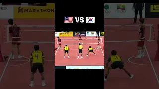 Sepak Takraw Malaysia vs Korea #shorts