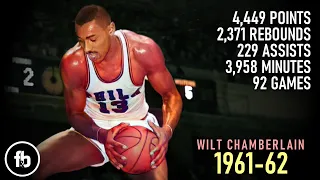 Wilt Chamberlain ● 1961-1962 Highlights | 4K | Greatest Season In NBA History