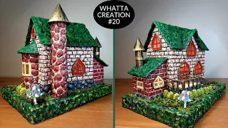 DIY Fairy House Using Egg Carton and Cardboard | Casa de Hadas | Сказочный дом | परियों का घर