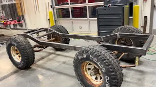 Custom Jeep Chassis Built In 2 Days!