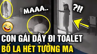 Nửa đêm 'DẬY ĐI TOALET', con gái khiến bố 'HỒN SIÊU PHÁCH LẠC' vì tưởng là ma | Tin 3 Phút