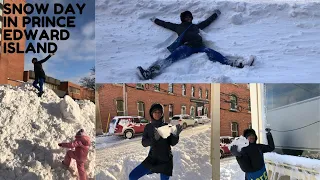 SNOW STORM AFTERMATH IN PRINCE EDWARD ISLAND