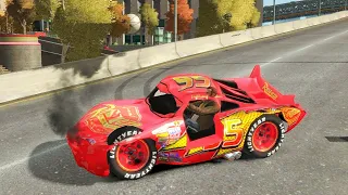 GTA 4 Rayo Lightning McQueen Crash Testing Ep. 9 GTA IV Car Crashes