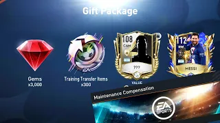 GIFT PACKAGE FROM EA SPORTS FREE GEMS AND FREE ICON FIFA MOBILE 23