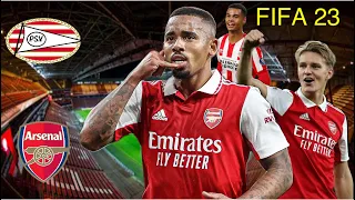 PSV vs Arsenal - Europa League - FIFA 23 Xbox Series X Gameplay