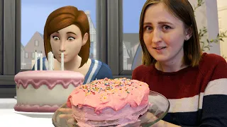 I tried to make a cake from The Sims 4 in real life... it did not go well...