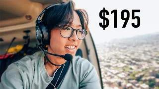 I took a private helicopter to JFK for $195