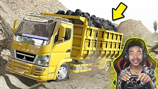 AKSI DUMP TRUCK MUAT BATU DI TAMBANG TANAH SUMSEL - ETS2