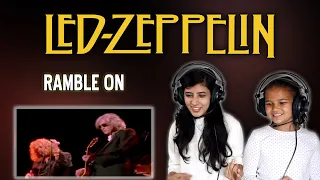 MY SISTER REACTS TO LED ZEPPELIN FOR THE FIRST TIME | RAMBLE ON REACTION | NEPALI GIRLS REACT